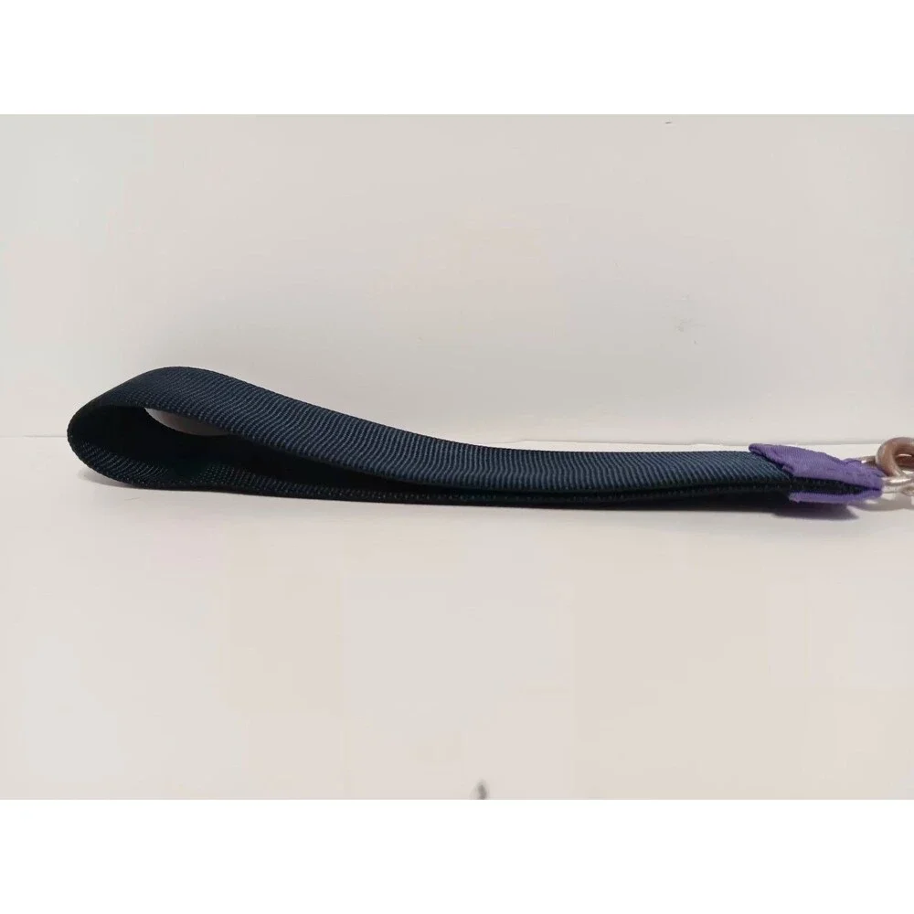 Lululemon Pouch Wristlet Keychain Midnight Blue Zip Around 4